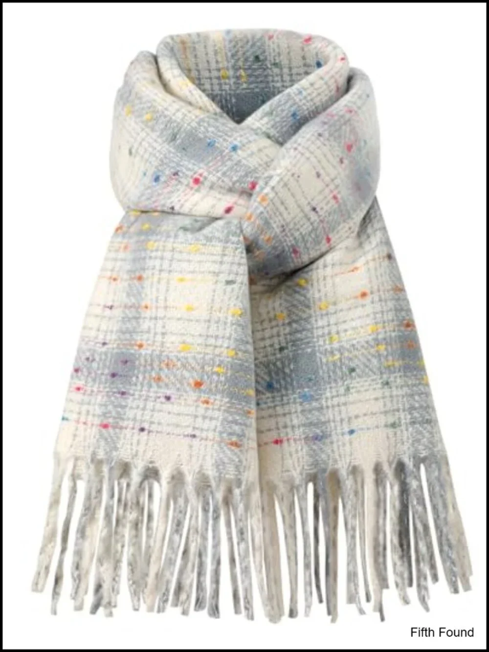 Premium Soft Polyester Blanket Scarf Women Winter Warm Shawl Tassel
